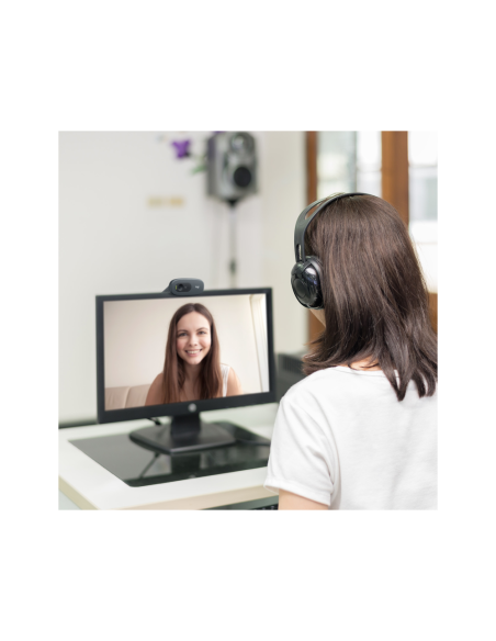 Logitech 960-001063 cámara web 3 MP 1280 x 720 Pixeles USB Gris, Gris Oscuro