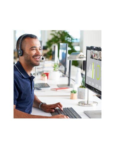 Logitech 960-001063 cámara web 3 MP 1280 x 720 Pixeles USB Gris, Gris Oscuro