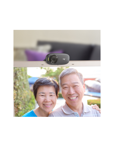 Logitech 960-001065 cámara web 5 MP 1280 x 720 Pixeles USB Negro