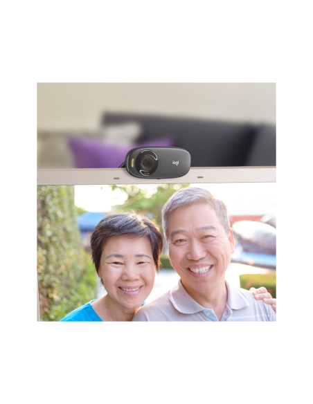 Logitech 960-001065 cámara web 5 MP 1280 x 720 Pixeles USB Negro