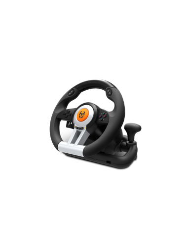 Krom K-Wheel Negro USB Volante + Pedales Analógico/Digital PlayStation 4, Playstation, Playstation 3, Xbox One