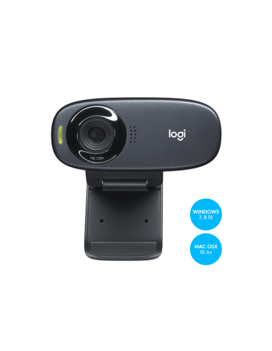 Logitech 960-001065 cámara web 5 MP 1280 x 720 Pixeles USB Negro