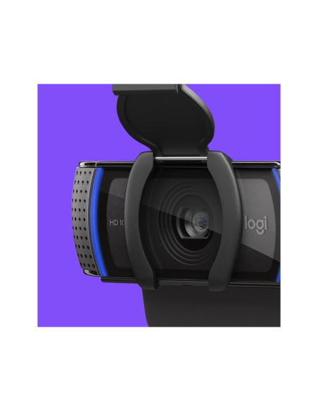 Logitech 960-001252 cámara web 1920 x 1080 Pixeles USB Negro