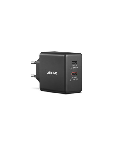Lenovo 40AW065BEU adaptador e inversor de corriente Interior / exterior 65 W Negro