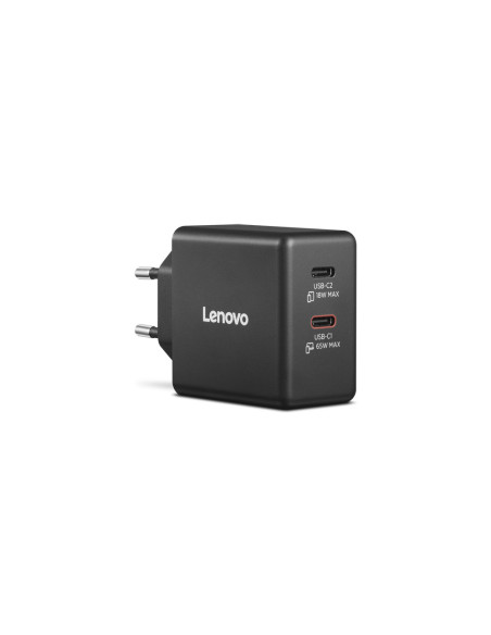 Lenovo 40AW065BEU adaptador e inversor de corriente Interior / exterior 65 W Negro