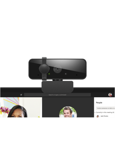 Lenovo Essential FHD Gen2 cámara web 1920 x 1080 Pixeles USB 2.0 Negro