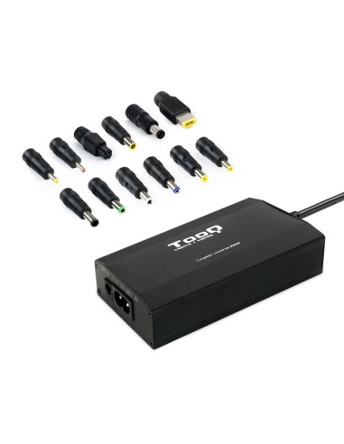 TooQ TQLC-100BS01M adaptador e inversor de corriente Auto/Interior Negro