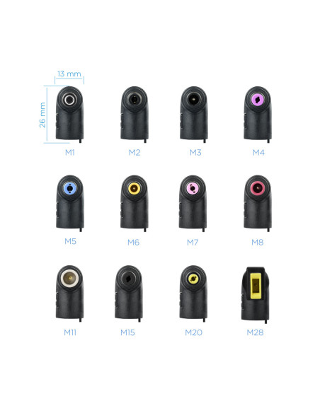 TooQ TQLC-90BS02AT adaptador e inversor de corriente Interior 90 W Negro