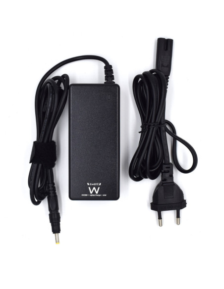 Ewent EW3898 adaptador e inversor de corriente Interior 65 W Negro