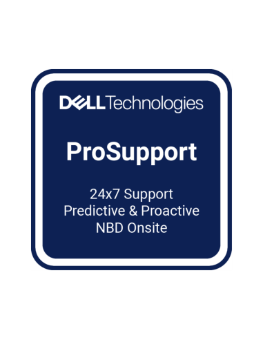 DELL Actualización de 1 año Basic Onsite a 3 años ProSupport