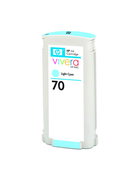 HP Cartucho de tinta 70 cian claro de 130 ml