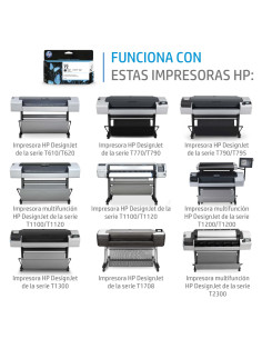 HP Cartucho de tinta DesignJet 72 cian de 130 ml 2