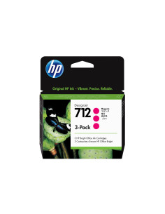 HP Paquete de 3 cartuchos de Tinta DesignJet 712 magenta de 29 ml