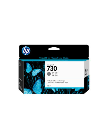 HP Cartucho de tinta DesignJet 730 gris de 130 ml
