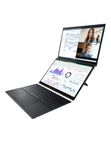 ASUS Zenbook Duo OLED UX8406CA-QL336W - Ordenador Portátil 14" WUXGA (Intel Core Ultra 7 255H, 32GB RAM, 1TB SSD, Arc 140T, Wind