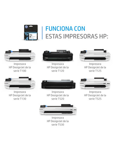 HP Pack de ahorro de 3 cartuchos de tinta DesignJet 711 magenta de 29 ml