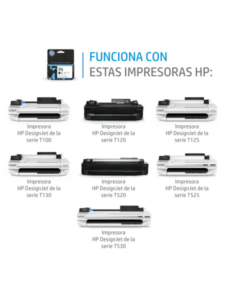 HP Pack de ahorro de 3 cartuchos de tinta DesignJet 711 magenta de 29 ml