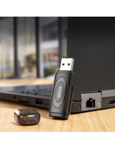 TooQ TQR-3002B lector de tarjeta USB 3.2 Gen 1 (3.1 Gen 1) Type-A 2