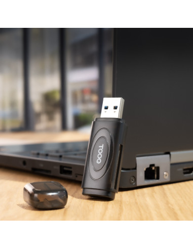 TooQ TQR-3002B lector de tarjeta USB 3.2 Gen 1 (3.1 Gen 1) Type-A