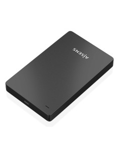 AISENS ASE-2542B caja para disco duro externo Caja de disco duro (HDD) Negro 2.5" 2