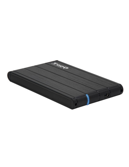 TooQ TQE-2530B caja para disco duro externo Caja de disco duro (HDD) Negro 2.5"