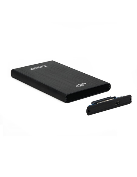 TooQ TQE-2522B caja para disco duro externo Caja de disco duro (HDD) Negro 2.5"