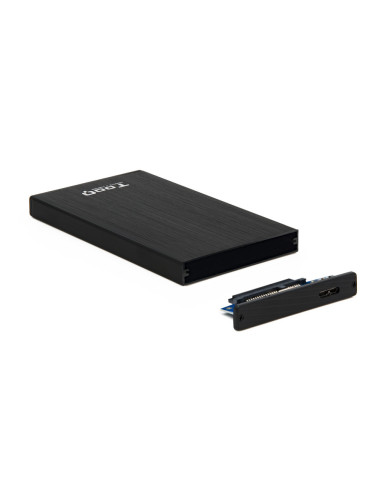 TooQ TQE-2527B caja para disco duro externo Caja de disco duro (HDD) Negro 2.5"