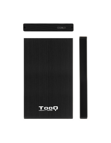 TooQ TQE-2527B caja para disco duro externo Caja de disco duro (HDD) Negro 2.5"