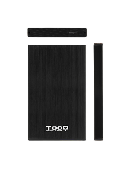 TooQ TQE-2527B caja para disco duro externo Caja de disco duro (HDD) Negro 2.5"