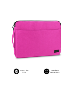 SUBBLIM Funda Ordenador Urban Laptop Sleeve 13,3-14" Pink