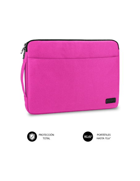 SUBBLIM Funda Ordenador Urban Laptop Sleeve 15,6" Pink