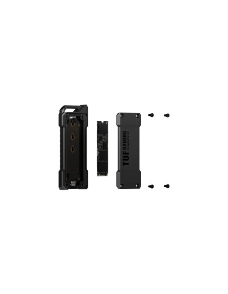 ASUS ESD-T1A/BLK/G/AS// Caja externa para unidad de estado sólido (SSD) Negro M.2