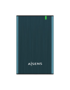 AISENS Caja Externa 2.5" ASE-2525PB 9.5 mm SATA A USB 3.0/USB 3.1 Gen1, Azul Pacifico