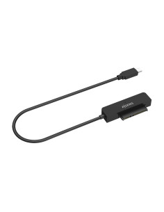 AISENS Adaptador SATA a USB-C USB3.0/USB3.1 Gen1 para Discos Duros 2.5?, Negro 2