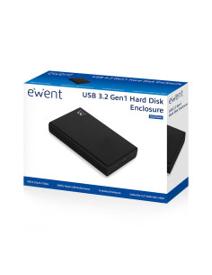Ewent EW7044 caja para disco duro externo Carcasa de disco duro/SSD Negro 2.5" 2