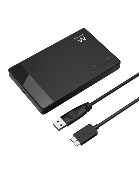 Ewent EW7049 caja para disco duro externo Carcasa de disco duro/SSD Negro 2.5"