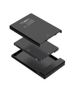 Ewent EW7049 caja para disco duro externo Carcasa de disco duro/SSD Negro 2.5" 2