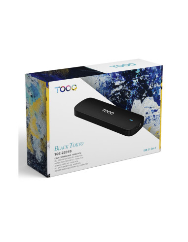 TooQ Caja Externa para SSD M.2 NVMe, Negro