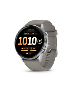 Garmin Venu 4 3,56 cm (1.4") AMOLED 45 mm Digital 454 x 454 Pixeles Pantalla táctil Plata Wifi GPS (satélite)