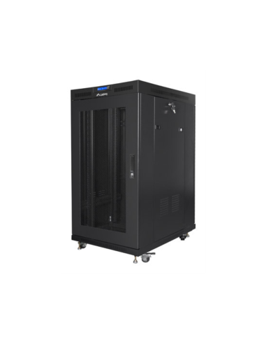 Lanberg FF01-8022-23BL armario rack 22U Rack o bastidor independiente Negro