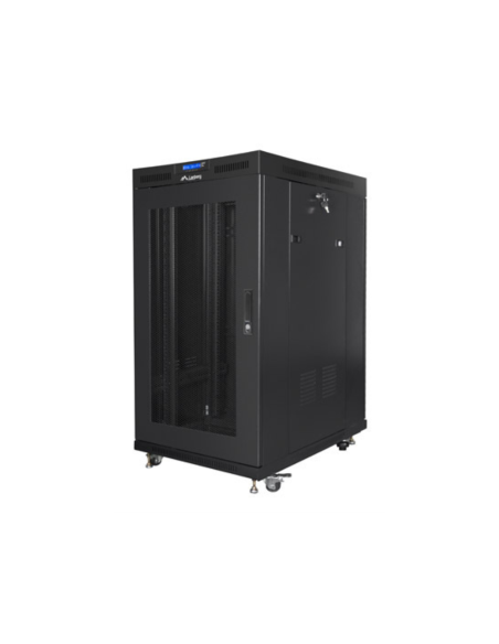 Lanberg FF01-8022-23BL armario rack 22U Rack o bastidor independiente Negro