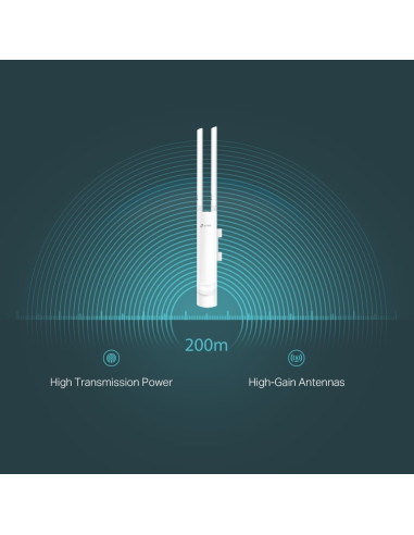 TP-Link EAP113-Outdoor 300 Mbit/s Blanco Energía sobre Ethernet (PoE)