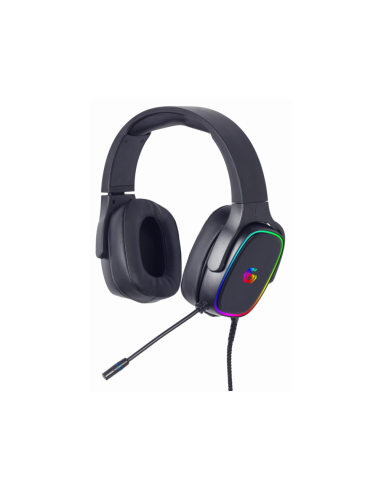 Gembird GHS-SANPO-S300 auricular y casco Auriculares Alámbrico Diadema Juego USB tipo A Negro