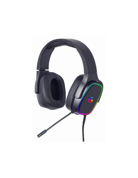 Gembird GHS-SANPO-S300 auricular y casco Auriculares Alámbrico Diadema Juego USB tipo A Negro