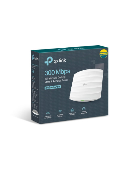 TP-Link Omada EAP115 300 Mbit/s Blanco Energía sobre Ethernet (PoE)