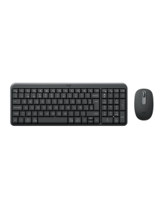 Logitech MK250 Compact Bluetooth Wireless Combo teclado Ratón incluido Universal RF Wireless + Bluetooth QWERTY Español Grafito