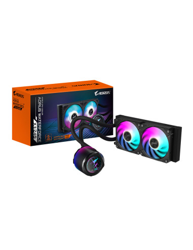 GIGABYTE AORUS WATERFORCE X II 240 Procesador Sistema de refrigeración líquida todo en uno 12 cm Negro
