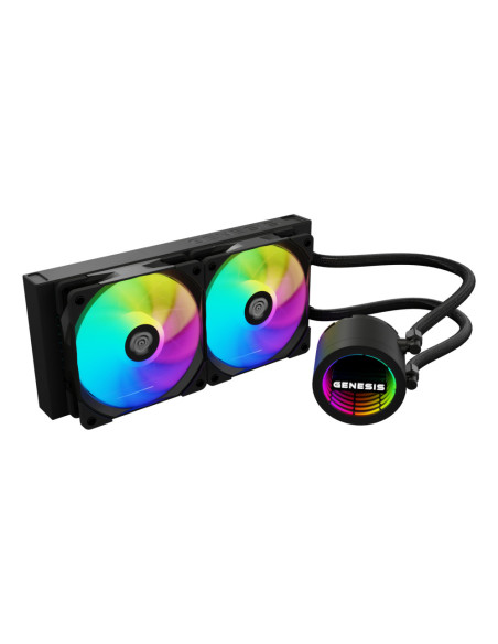 GENESIS NLG-2319 sistema de refrigeración para ordenador Carcasa del ordenador Kit de refrigeración líquida Negro