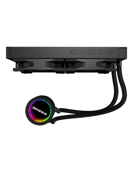 GENESIS NLG-2318 sistema de refrigeración para ordenador Carcasa del ordenador Kit de refrigeración líquida Negro