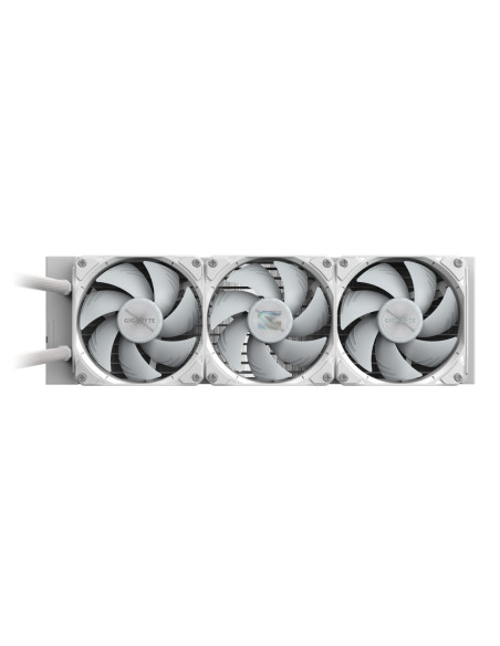GIGABYTE GAMING 360 ICE Refrigeración Líquida para CPU - 3x120 mm Ventiladores ARGB, Mecanismo de enclavamiento deslizante, DAIS